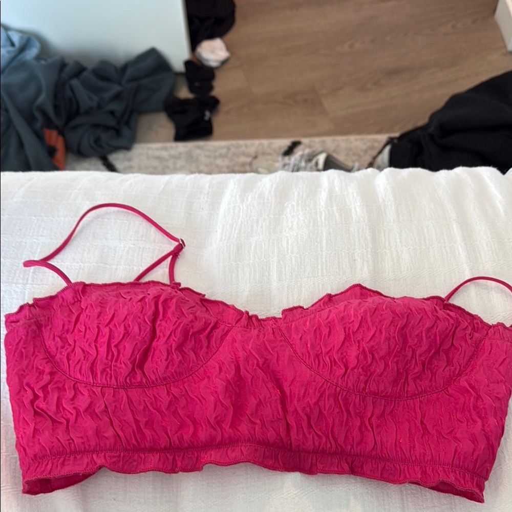 Women's Pink Crop Top